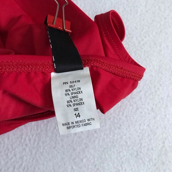 La Blanca NWT Red Bikini Swim Bottom Women 14 - Picture 9 of 10